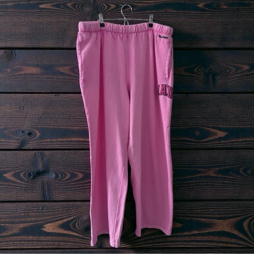NWT Madhappy x Gap Pink Sweatpants with Mad Logo Size XL